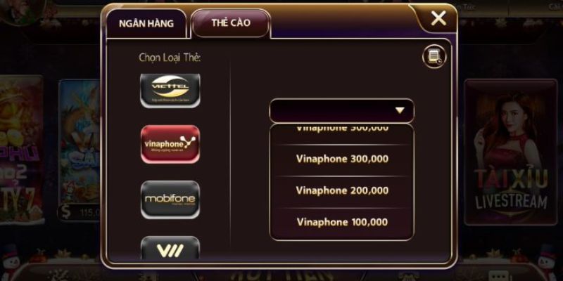 Hướng dẫn chi tiết từng bước để rút tiền V8club thành công qua thẻ cào