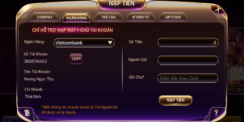 Những điều kiện quan trọng giúp quá trình nạp tiền V8club nhanh Những điều kiện quan trọng giúp quá trình nạp tiền V8club nhanh